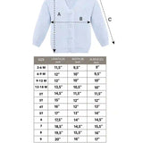 Lilax Little Boys Basic Long Sleeve V-Neck Classic Knit Cardigan Sweater