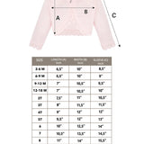 Girls' Bolero Cardigan Shrug Knit Long Sleeve Button Closure