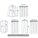 Boys Formal Suit 4 Piece Vest Pants and Tie Dresswear Set / 7-12 Years