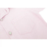 Boys' Button Down Shirt Solid Short Sleeve Classic Solid Oxford Dress Shirt