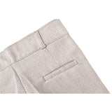 Boys 5-Piece Slim Fit Textured Suit Set