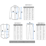 Boys Formal Suit 4 Piece Vest Pants and Tie Dresswear Set / 7-12 Years