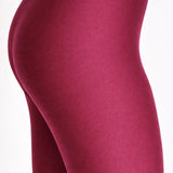 Girls Shiny High Waisted Leggings – Dance & Gymnastics Stretch Tights
