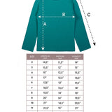 Toddler Cotton Long Sleeve Basic Mock-Neck T-Shirt