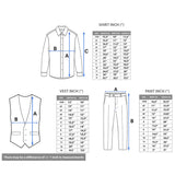 Boys Suit Set Slim Fit Vest, White Dress Shirt, Dress Pants and Bowtie 4 Piece Formal Suit Set