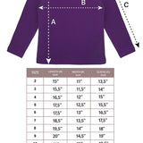 Little Girls Cotton Long Sleeve Basic Crewneck T-Shirt