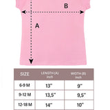 Baby Girls' Basic T-Shirt Short Sleeve Crewneck Tee