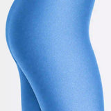 Girls Shiny High Waisted Leggings – Dance & Gymnastics Stretch Tights