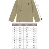 Toddler Cotton Long Sleeve Solid Turtleneck T-Shirt