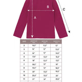 Toddler Cotton Long Sleeve Solid Turtleneck T-Shirt