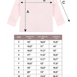 Lilax Girls' Basic Long Sleeve Round Neck Cotton T-Shirt