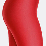 Girls Shiny High Waisted Leggings – Dance & Gymnastics Stretch Tights
