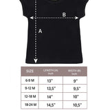 Baby Cotton Puff Sleeve Basic Crewneck T-Shirt