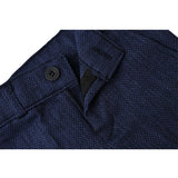 Boys 4-Piece Slim Fit Textured Suit Set
