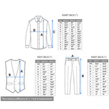Boys Suit Set Slim Fit Vest, White Dress Shirt, Dress Pants and Bowtie 4 Piece Formal Suit Set