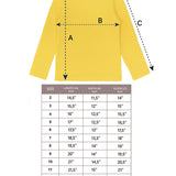 Toddler Cotton Long Sleeve Basic Mock-Neck T-Shirt