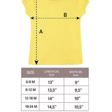 Baby Cotton Puff Sleeve Basic Crewneck T-Shirt