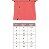 Girls' Basic Cotton T-Shirt  Short Puff Sleeve Crewneck / 8 to 10