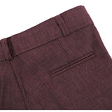 Boys 4-Piece Slim Fit Textured Suit Set