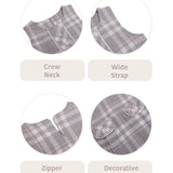 Toddler Girls' Long Sleeve Fashion Plaid Dress