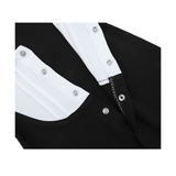 Baby Boy Gentleman Tuxedo Footie
