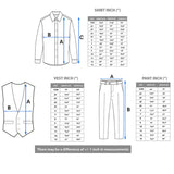 Boys Formal Suit 4 Piece Vest Pants and Tie Dresswear Set / 7-12 Years