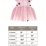 Baby Sparkling Polka Dot Tulle Dress Set