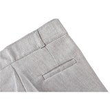 Boys 5-Piece Slim Fit Textured Suit Set