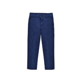 Boys 4-Piece Slim Fit Textured Suit Set