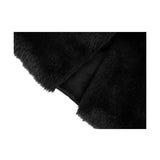 Girls Faux Fur Bolero Oversized Collar Jacket