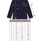 Big Girl Cotton Long Sleeve Solid Turtleneck T-Shirt
