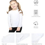 Big Girls Cotton Crewneck Basic T-Shirt & Leggings Set