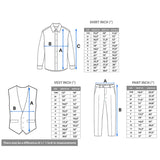 Boys Suit Set Slim Fit Vest, White Dress Shirt, Dress Pants and Bowtie 4 Piece Formal Suit Set