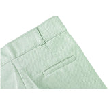 Boys 4-Piece Slim Fit Textured Suit Set