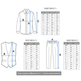 Boys Formal Suit 4 Piece Vest Pants and Tie Dresswear Set / 7-12 Years