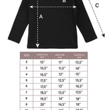 Little Girls Cotton Long Sleeve Basic Crewneck T-Shirt
