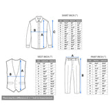 Little & Youth Boys Formal Suit Set Slim Fit Vest, White Dress Shirt, Dress Pants and Bowtie 4 Piece