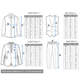 Boys 5-Piece Slim Fit Textured Suit Set