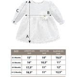 Baby Vintage White Lace Christening Dress Set