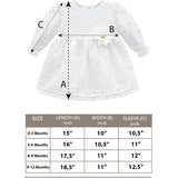 Baby Vintage White Lace Christening Dress Set