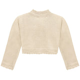 Girls' Bolero Cardigan Shrug Knit Long Sleeve Button Closure