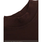 Baby Girls' Basic Long Sleeve Mock Turtleneck Cotton T-Shirt