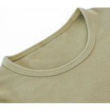 Girls' Basic Cotton T-Shirt  Short Puff Sleeve Crewneck / 11-12 Years