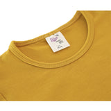 Girls' Basic Cotton T-Shirt  Short Puff Sleeve Crewneck / Toddler