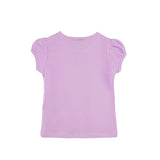 Girls' Basic Cotton T-Shirt  Short Puff Sleeve Crewneck / Toddler