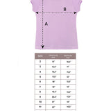 Girls' Basic Cotton T-Shirt  Short Puff Sleeve Crewneck / Toddler