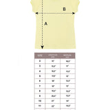 Girls' Basic Cotton T-Shirt  Short Puff Sleeve Crewneck / Toddler