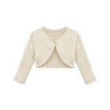 Baby Girls' Knitted Bolero Cardigan
