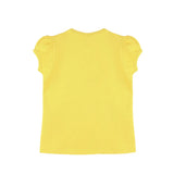 Girls' Basic Cotton T-Shirt  Short Puff Sleeve Crewneck / Toddler