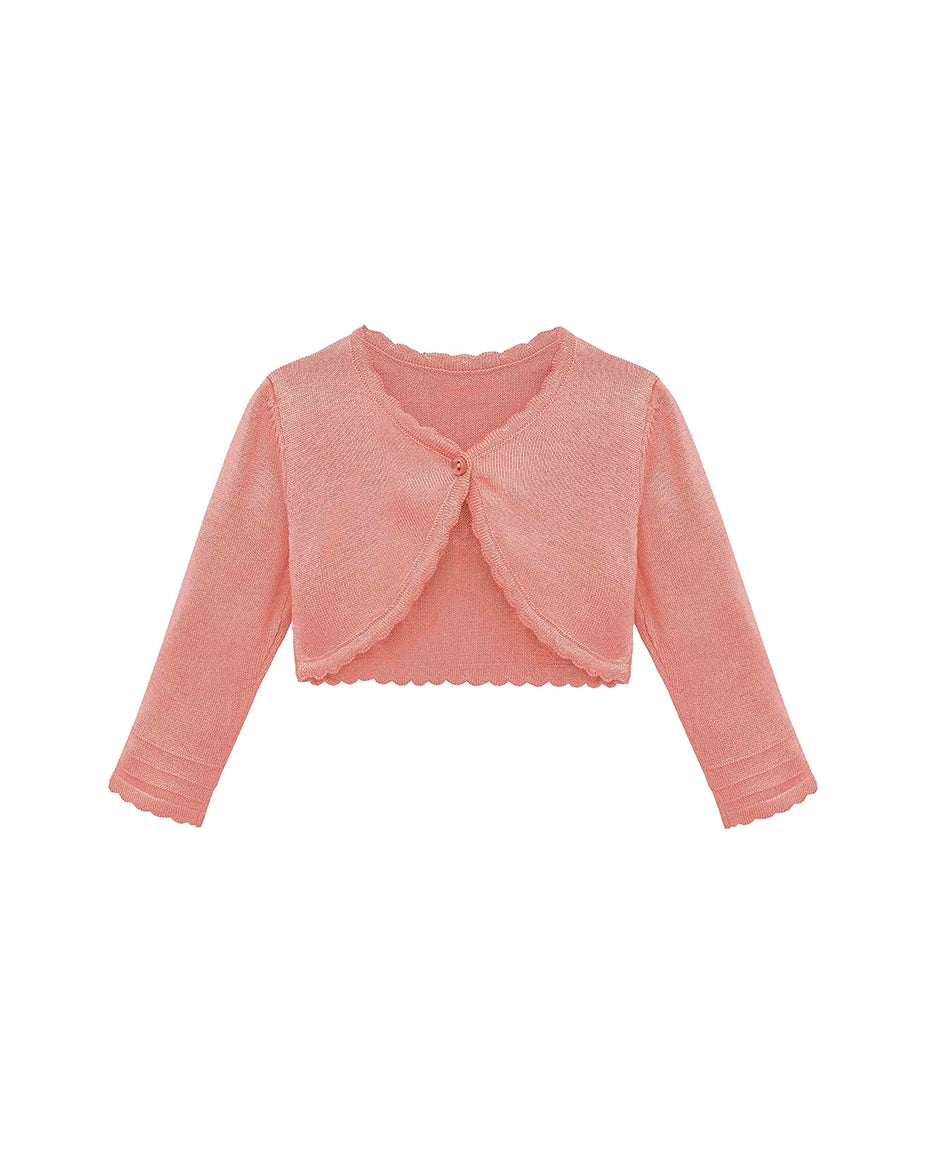 Baby Girls' Knitted Bolero Cardigan